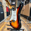 Fender Mexico Standard Stratocaster Left-Handed Electric Guitar 2001 Brown Sunburst w/Rosewood Fingerboard, Padded Gig Bag