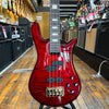 Spector Euro 4 LT Bass Guitar Red Fade Gloss w/Padded Gig Bag