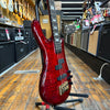 Spector Euro 4 LT Bass Guitar Red Fade Gloss w/Padded Gig Bag