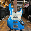 Sadowsky MetroExpress 21 Fret Vintage JJ Bass 5-String Ice Blue Metallic High Polish w/Maple Fingerboard, Padded Gig Bag