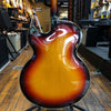 Conrad Japan 40170 Hollow Body Electric Guitar Early 1970s 3-Color Sunburst w/Humbucker Pickups