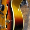 Conrad Japan 40170 Hollow Body Electric Guitar Early 1970s 3-Color Sunburst w/Humbucker Pickups