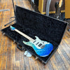 Tom Anderson Custom Drop Top Classic Electric Guitar Bora Bora Blue Surf w/Matching Headstock, Hard Case