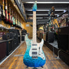 Tom Anderson Custom Drop Top Classic Electric Guitar Bora Bora Blue Surf w/Matching Headstock, Hard Case