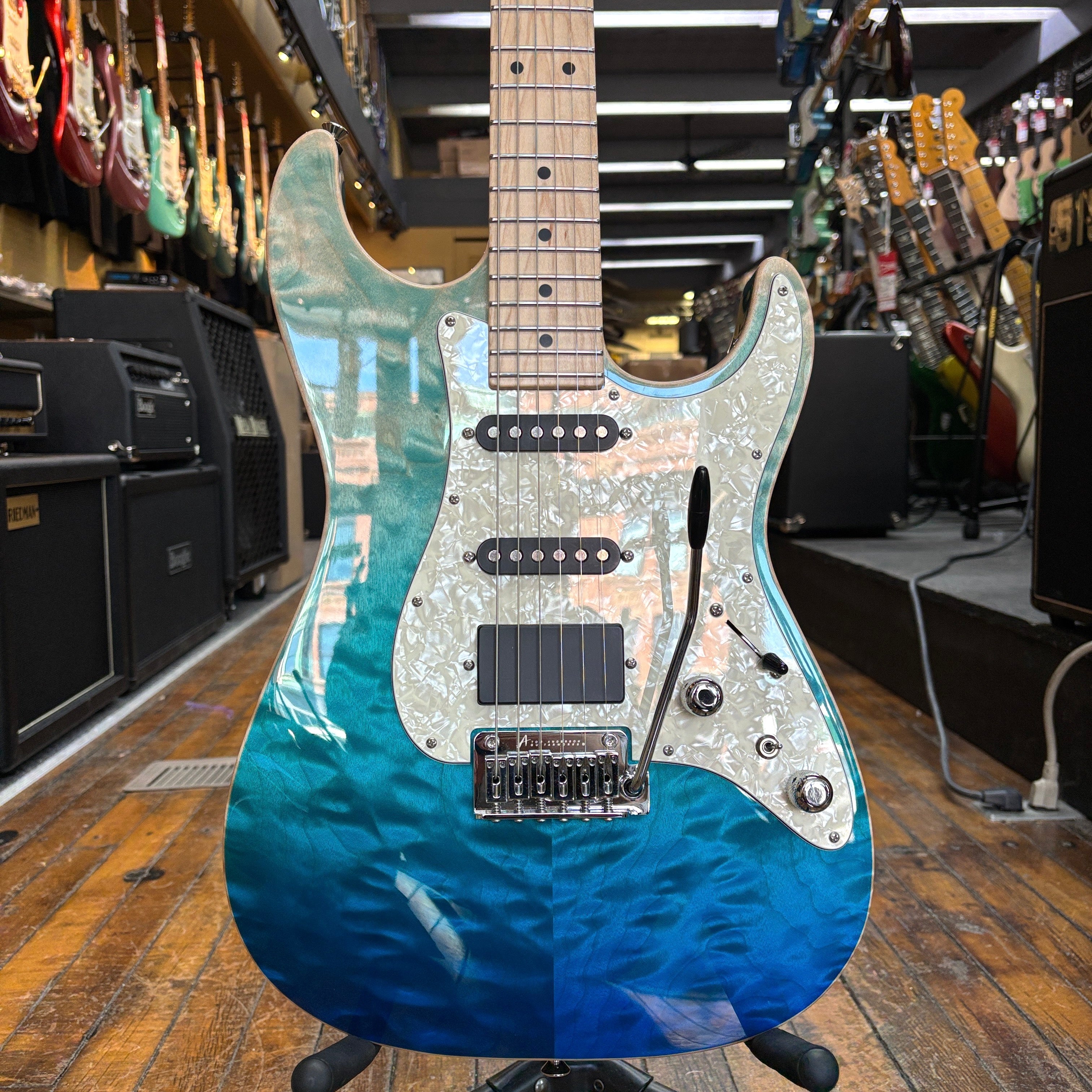Tom Anderson Custom Drop Top Classic Electric Guitar Bora Bora