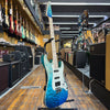 Tom Anderson Custom Drop Top Classic Electric Guitar Bora Bora Blue Surf w/Matching Headstock, Hard Case