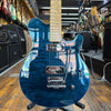 Ernie Ball Music Man Axis Super Sport MM90 Tremolo Electric Guitar 2012 Translucent Blue w/Hard Case