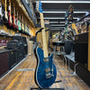Ernie Ball Music Man Axis Super Sport MM90 Tremolo Electric Guitar 2012 Translucent Blue w/Hard Case