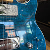 Ernie Ball Music Man Axis Super Sport MM90 Tremolo Electric Guitar 2012 Translucent Blue w/Hard Case