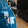 Ernie Ball Music Man Axis Super Sport MM90 Tremolo Electric Guitar 2012 Translucent Blue w/Hard Case