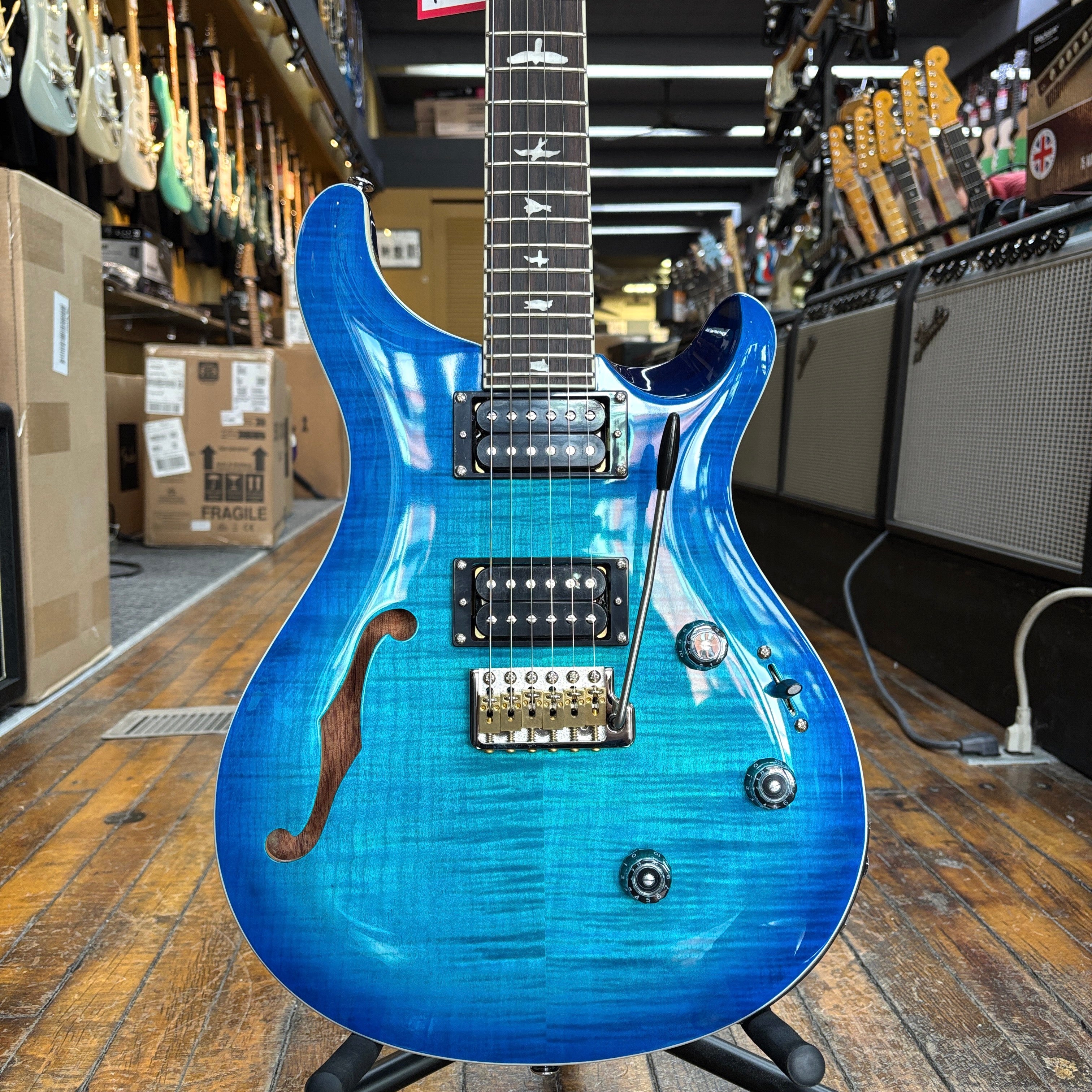 Paul Reed Smith SE Custom 24 Semi-Hollow Piezo Electric Guitar