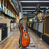 Paul Reed Smith SE Custom 24 Semi-Hollow Piezo Electric Guitar Orange Tiger Smokeburst w/Padded Gig Bag