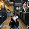 Epiphone Korea Sheraton II Semi-Hollow Electric Guitar 2008 Ebony w/TKL Fitted Hard Case