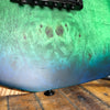 Ibanez Iron Label RGDIX6MPB Electric Guitar 2016 Surreal Blue Burst w/Gator Hard Case