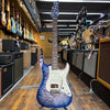 Tom Anderson Custom Drop Top Classic Electric Guitar Abalone to Deep Ocean Blue Burst with Binding w/Hard Case