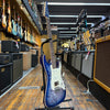 Tom Anderson Custom Drop Top Classic Electric Guitar Abalone to Deep Ocean Blue Burst with Binding w/Hard Case