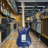 Tom Anderson Custom Drop Top Classic Electric Guitar Abalone to Deep Ocean Blue Burst with Binding w/Hard Case