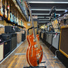 Gretsch Electromatic LTD Flame Okoume Broadkaster Semi-Hollow Electric Guitar with Bigsby Roundup Orange Stain