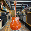 Gretsch Electromatic LTD Flame Okoume Broadkaster Semi-Hollow Electric Guitar with Bigsby Roundup Orange Stain