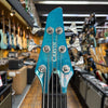 Carvin USA LB76 Piezo 6-String Bass Early 2000s Transparent Blue w/Hard Case