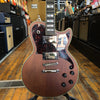 D'Angelico Deluxe Atlantic Electric Guitar 2021 Matte Walnut w/Original Hard Case
