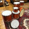 Tama Superstar Classic 7-Piece Shell Pack Early 2020s Bright Orange Sparkle w/Remo Ambassador Coated Heads