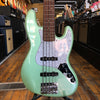 Fender Deluxe Active Jazz Bass V 5-String Bass 2017 Surf Pearl w/Pearloid Pickguard, Molded Hard Case