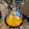 Epiphone Korea Sheraton II Semi-hollow Body Electric Guitar 2006 Vintage Sunburst w/Hard Case