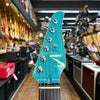 Tom Anderson Drop Top HSH Electric Guitar Bora Bora Blue Quilted w/Matching Headstock, Hard Case