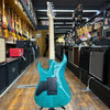Tom Anderson Drop Top HSH Electric Guitar Bora Bora Blue Quilted w/Matching Headstock, Hard Case