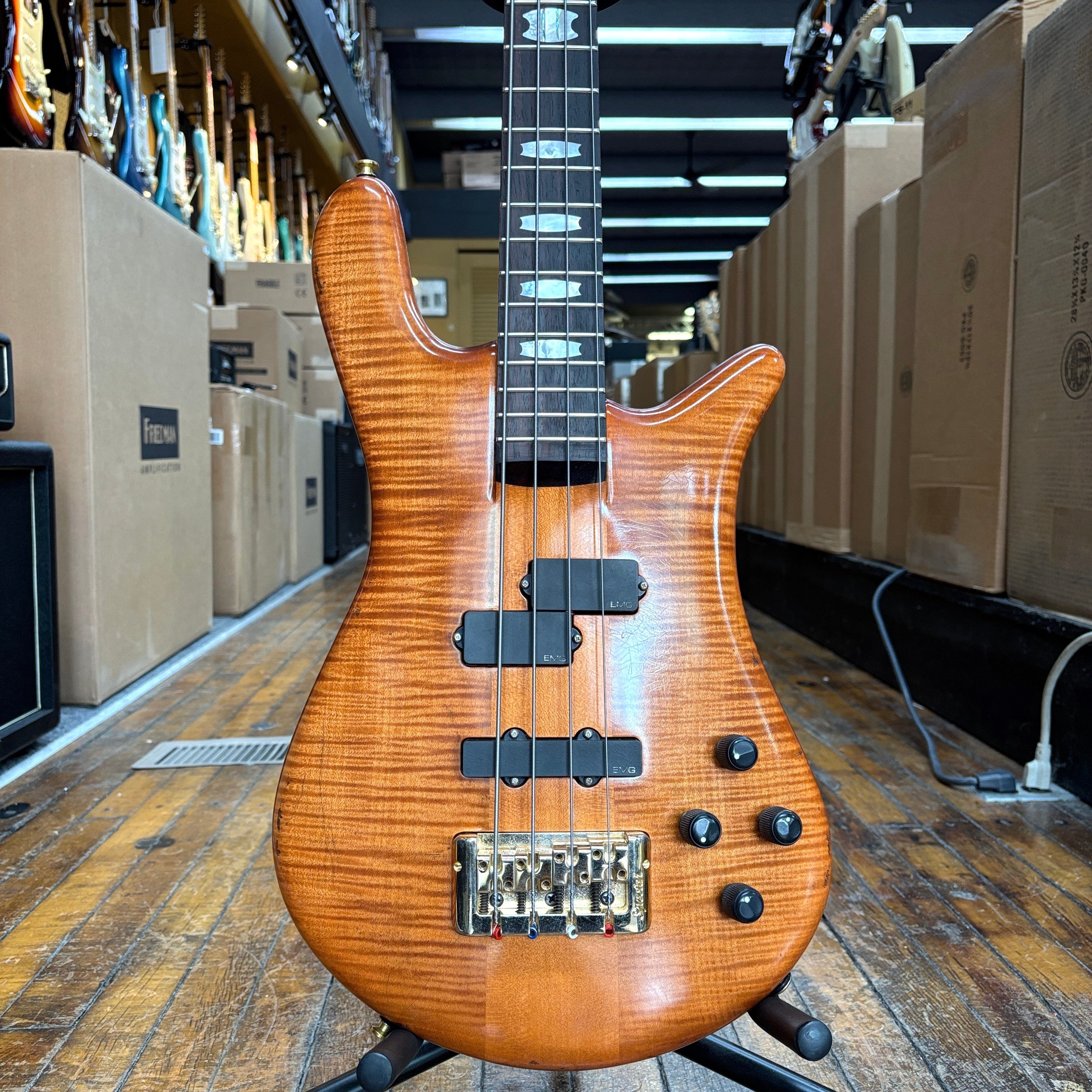Spector Doug Wimbish Signature Euro 4DW Bass Guitar Amber Aged Finish – Music Makers