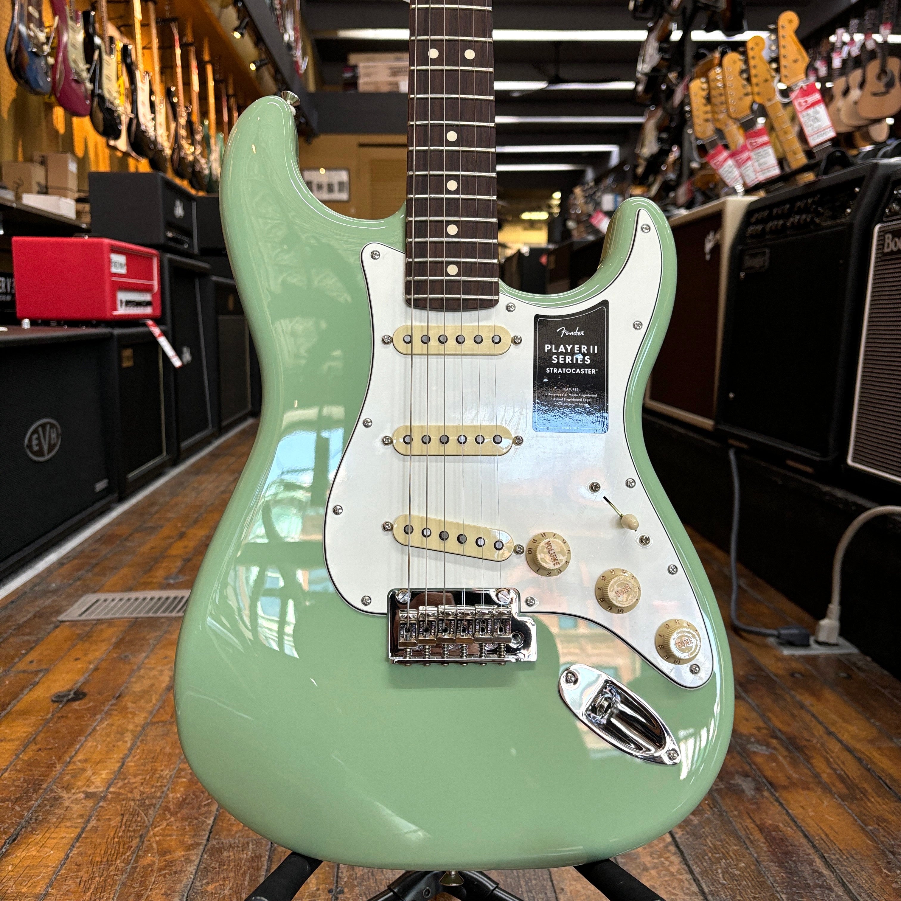 ギター Fender PlayerII Stratocaster Birch Green Fender Player II Stratocaster Birch Green w/Rosewood