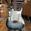 Suhr Standard Plus Electric Guitar Faded Trans Whale Blue Burst w/Pau Ferro Fingerboard, Padded Gig Bag