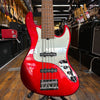 Sadowsky MetroExpress 21-fret Vintage JJ Bass, 5-string Candy Apple Red Metallic w/Padded Gig Bag