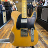 Nash T52/HN Electric Guitar 2022 Extra Heavy Relic Butterscotch Blonde w/Lollar Pickups, Hard Case
