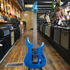 Ibanez Japan Prestige S6570Q Natural Blue w/Matching Headstock, Hard Case