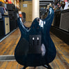 Ibanez Japan Prestige S6570Q Natural Blue w/Matching Headstock, Hard Case