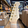 Lakland USA Custom 65-S HSS Electric Guitar Early 2020s Buckeye Burl Natural w/Fralin Pickups, Tweed Case