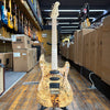 Lakland USA Custom 65-S HSS Electric Guitar Early 2020s Buckeye Burl Natural w/Fralin Pickups, Tweed Case