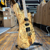 Lakland USA Custom 65-S HSS Electric Guitar Early 2020s Buckeye Burl Natural w/Fralin Pickups, Tweed Case