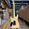 Lakland USA Custom 65-S HSS Electric Guitar Early 2020s Buckeye Burl Natural w/Fralin Pickups, Tweed Case