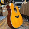 Yamaha FGC-TA TransAcoustic Cutaway Dreadnought Acoustic-electric Guitar 2025 Vintage Tint w/Padded Gig Bag
