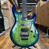 Ernie Ball Music Man BFR Luke 4 HSS Electric Guitar Green Tide w/Mono Case