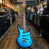 Ernie Ball Music Man Steve Lukather Luke 4 SSS Electric Guitar Diesel Blue w/Mono Case