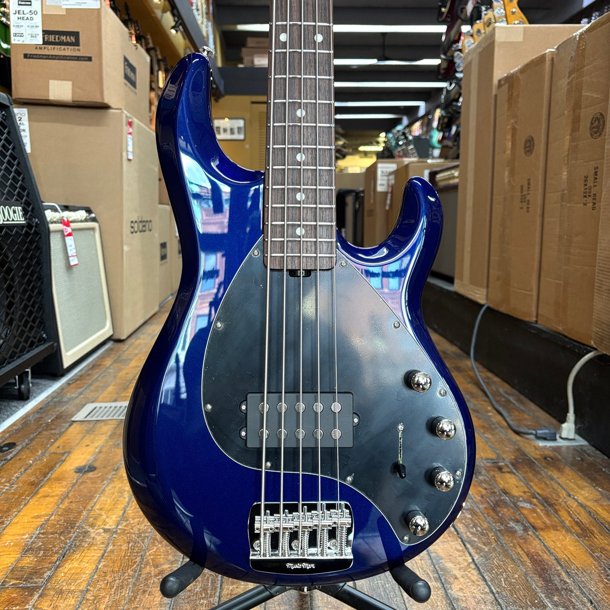 Ernie Ball Music Man StingRay 5 Special 5-string Bass Guitar Butane Bl ...