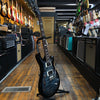 Paul Reed Smith CE 24 Semi-Hollow Limited Run Electric Guitar 2021 Faded Blue Smokeburst w/Black Satin Neck, Padded Gig Bag, Materials
