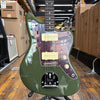 Fender Limited Run Vintera II Jazzmaster Olive Green w/Matching Headstock, Padded Gig Bag