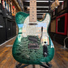 Tom Anderson Top T Classic Contoured Electric Guitar Cajun Key Lime to Teal Burst w/Binding, Hard Case