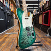 Tom Anderson Top T Classic Contoured Electric Guitar Cajun Key Lime to Teal Burst w/Binding, Hard Case