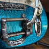 Ibanez Japan TC825 Talman Standard Electric Guitar 1996 Flaked Blue w/Hard Case